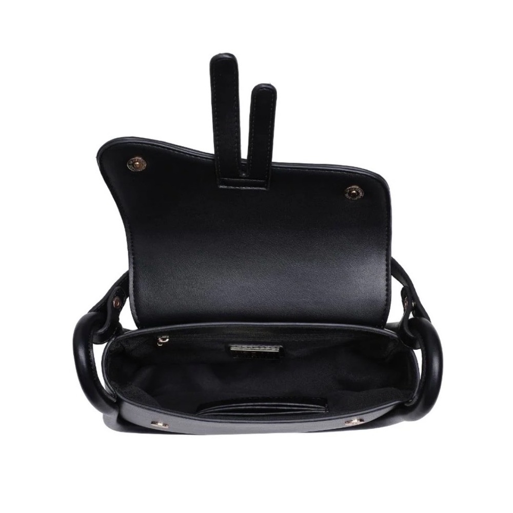 Urban Expressions Classic Black Shoulder Bag - Picture 3 of 5